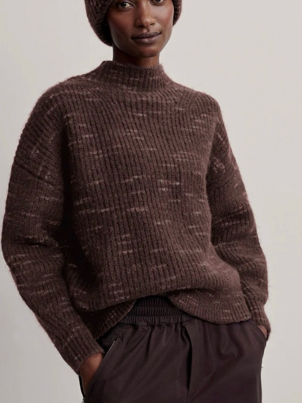 Varley Albion Knit Marled Sweater, size S